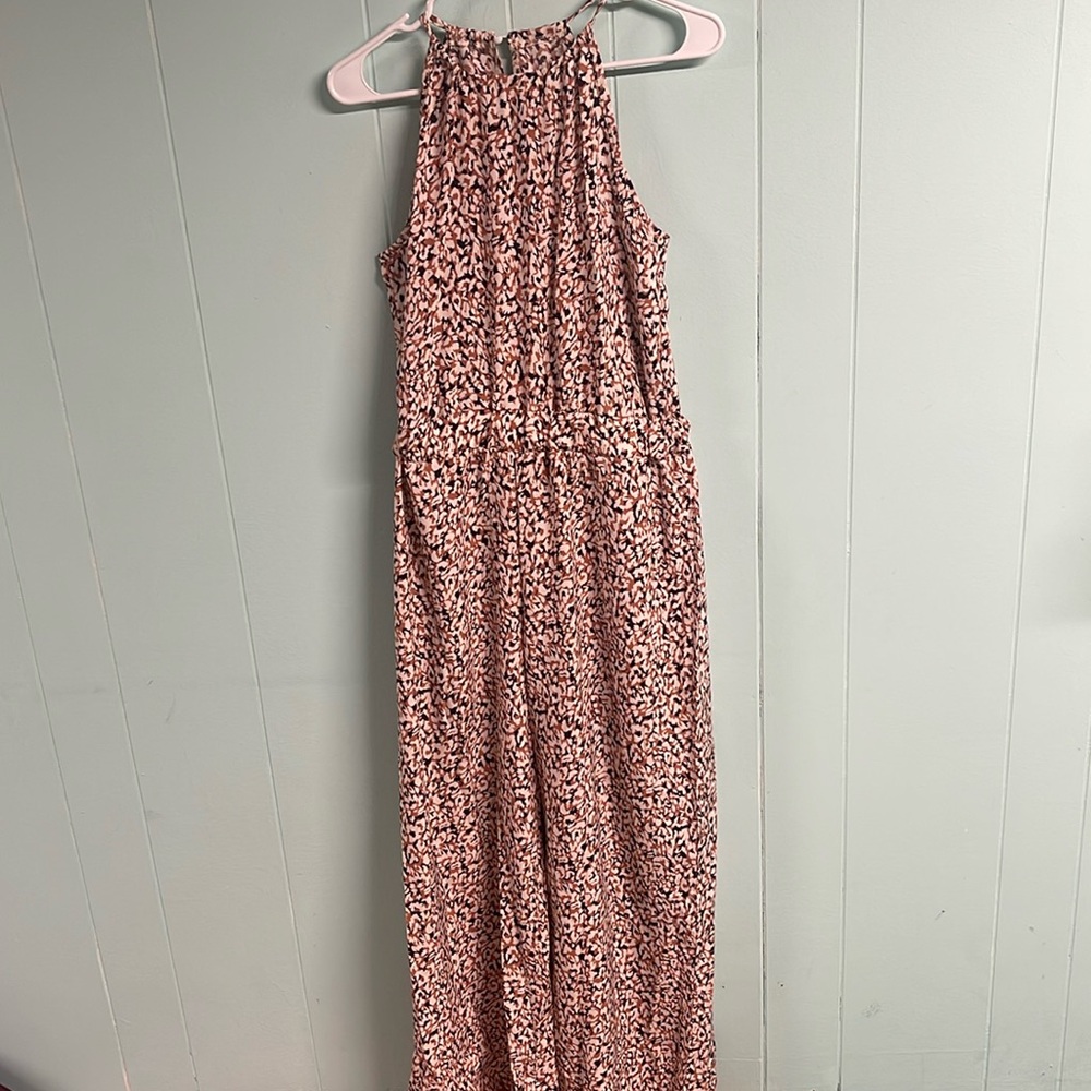 Leapord-ish print jumpsuit